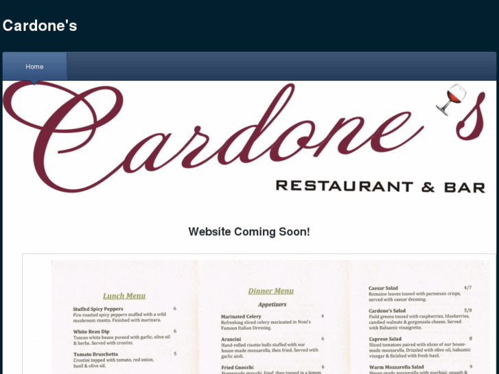 www.cardonesrestaurant.com