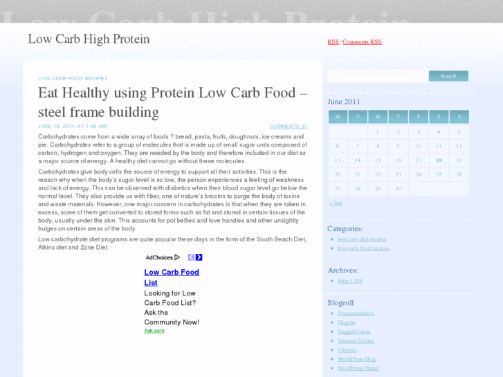 www.lowcarbhighprotein.info