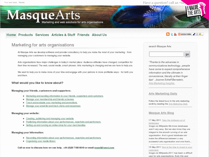 www.masque-arts.com