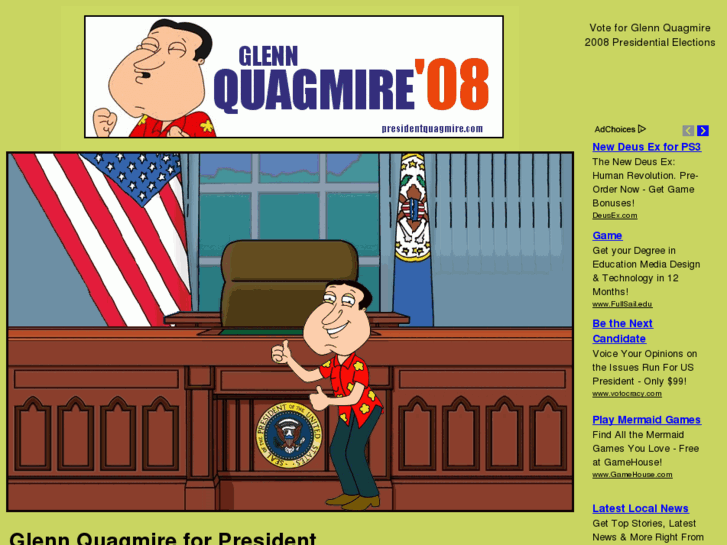 www.presidentquagmire.com