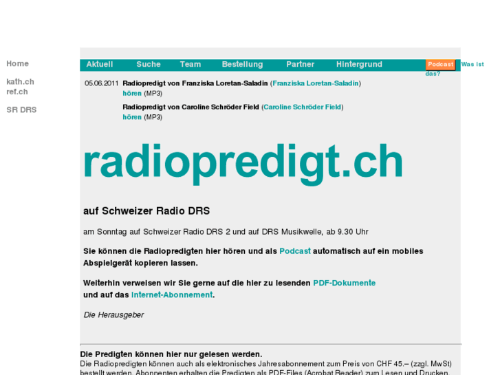 www.radiopredigt.ch