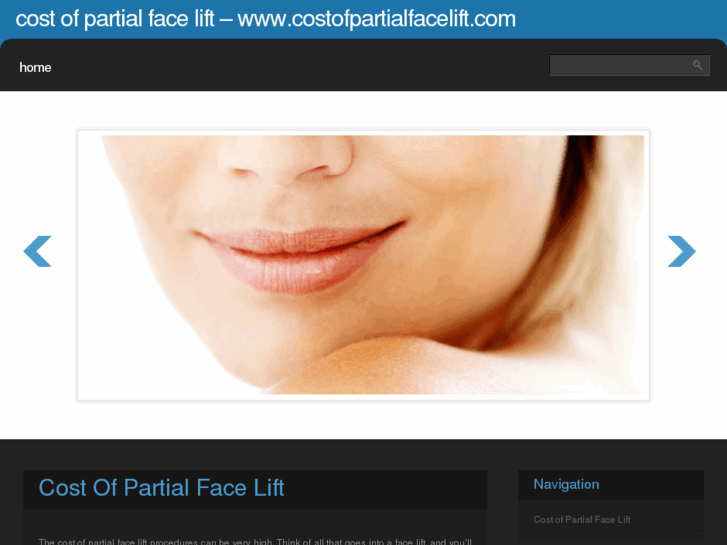 www.costofpartialfacelift.com