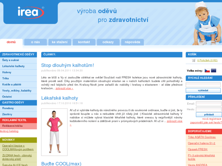 www.irea-odevy.cz