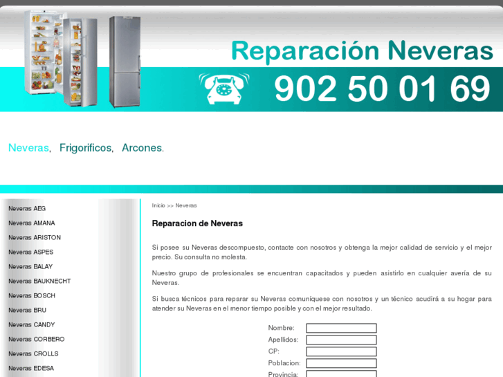 www.reparacion-neveras.es