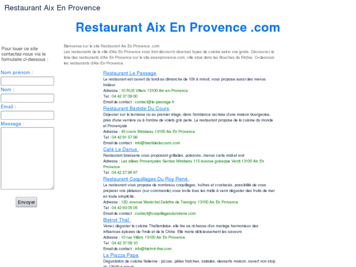 www.restaurantaixenprovence.com