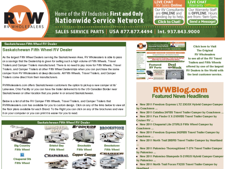 www.saskatchewanfifthwheelrvdealer.com