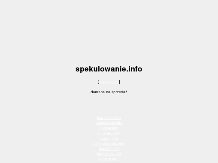 www.spekulowanie.info