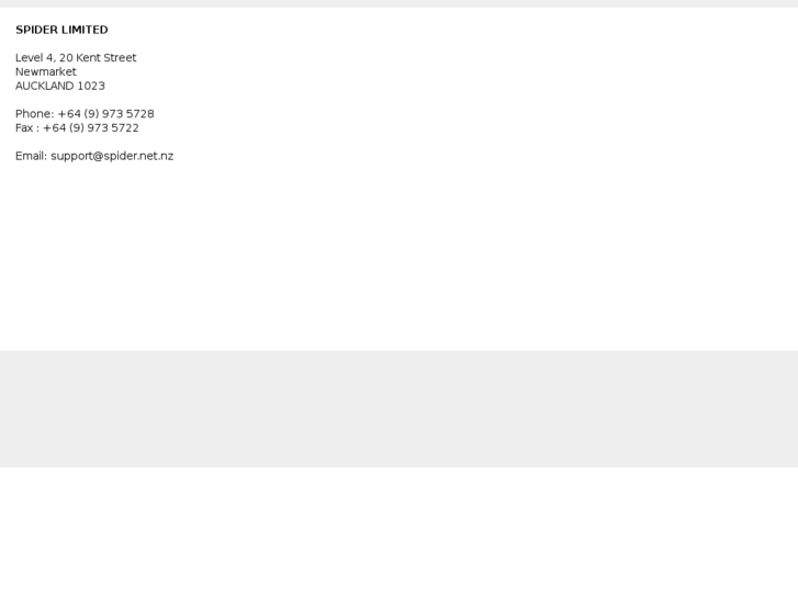 www.spider.net.nz