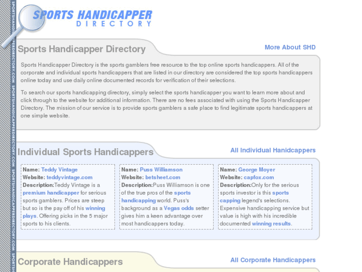 www.sportshandicapperdirectory.com