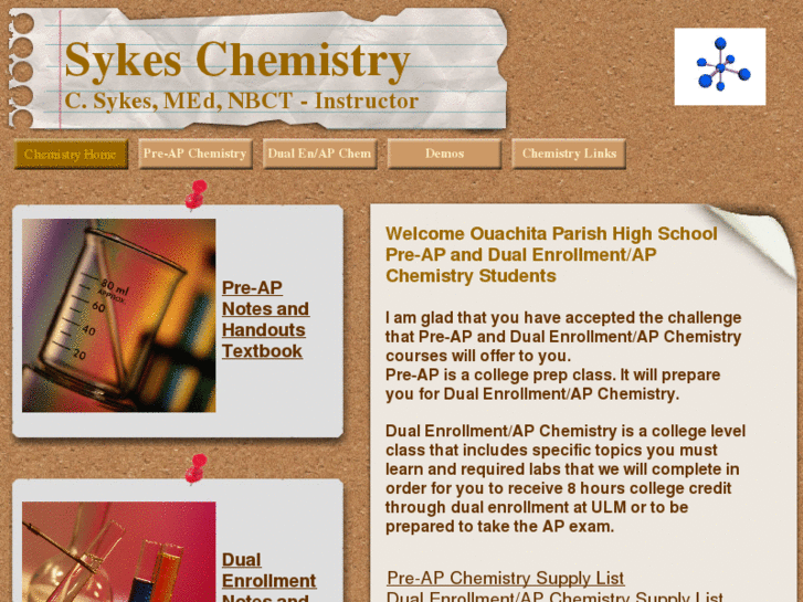 www.sykeschemistry.com