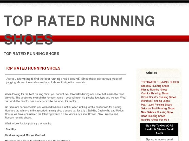 www.topratedrunningshoes.com