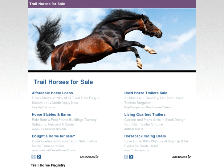 www.trailhorseregistry.com