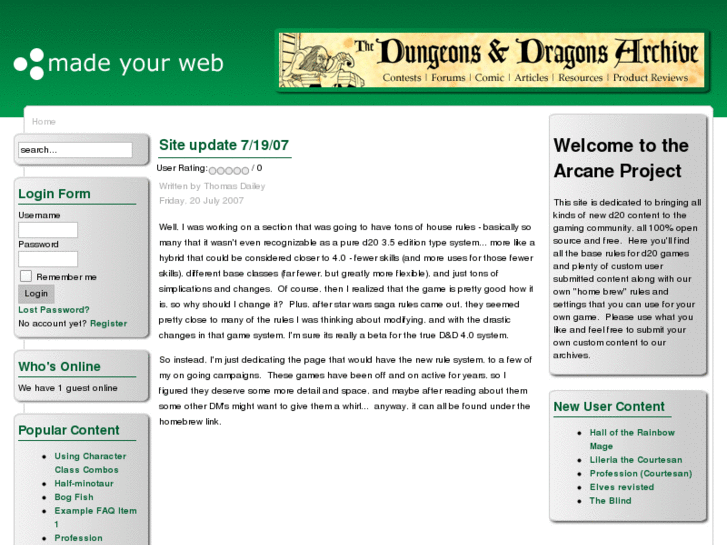 www.arcaneproject.com