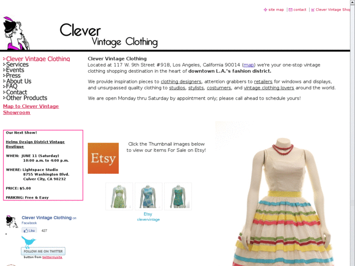 www.clevervintageclothing.com