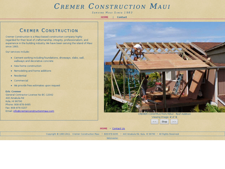 www.cremerconstructionmaui.com