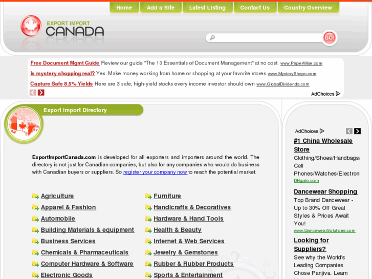 www.exportimportcanada.com