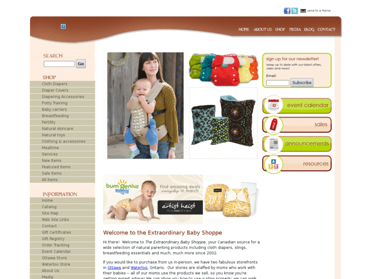 www.extraordinarybabyshoppe.com