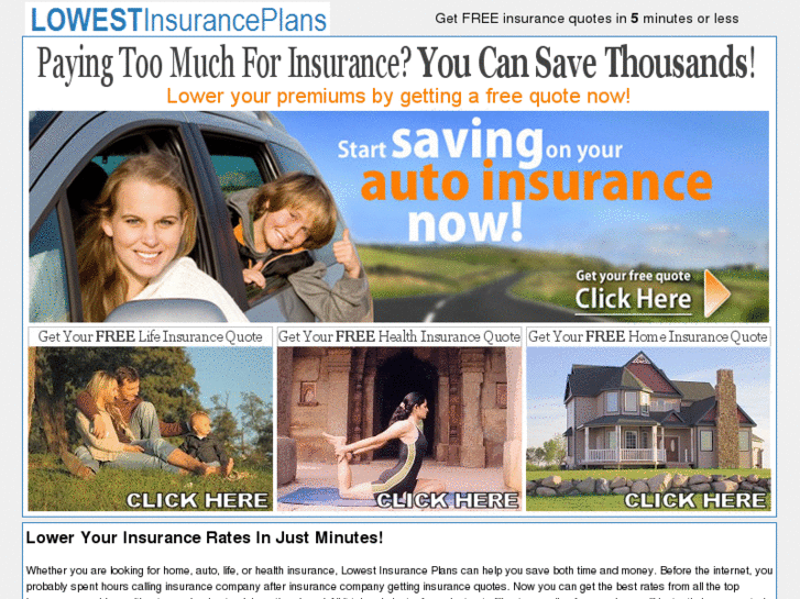 www.lowestinsuranceplans.com