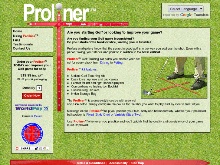www.prolinergolf.co.uk