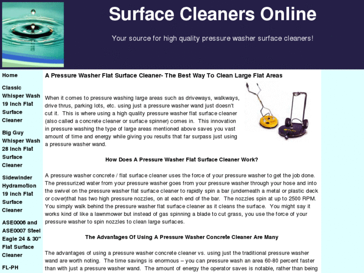 www.surfacecleanersonline.com