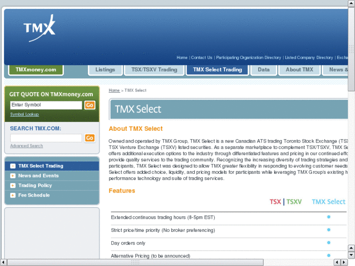 www.tsxselect.org