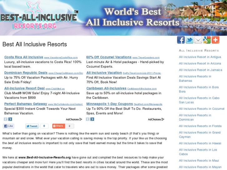 www.best-all-inclusive-resorts.org