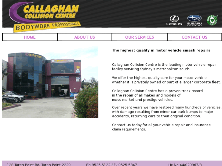 www.callaghancollisioncentre.com