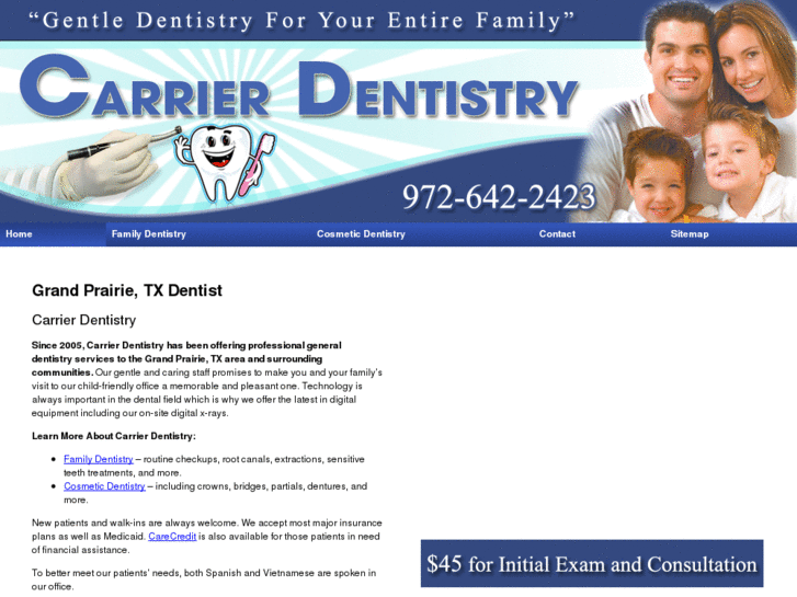 www.carrierdentistrytx.com