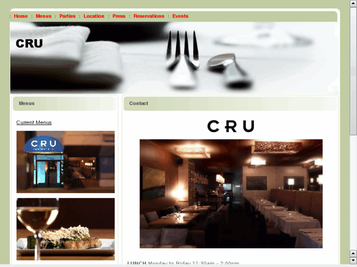 www.crurestaurant.com