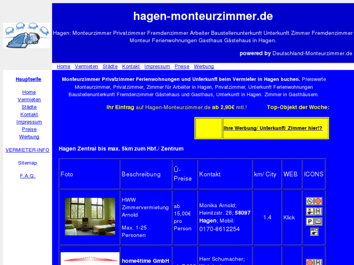 www.hagen-monteurzimmer.de