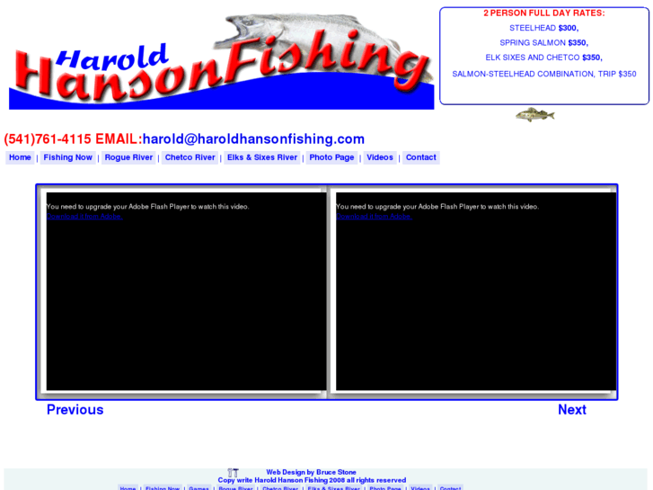 www.haroldhansonfishing.com