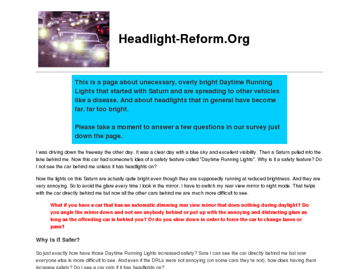 www.headlight-reform.org