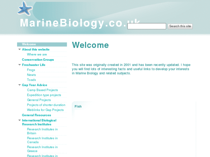 www.marinebiology.co.uk