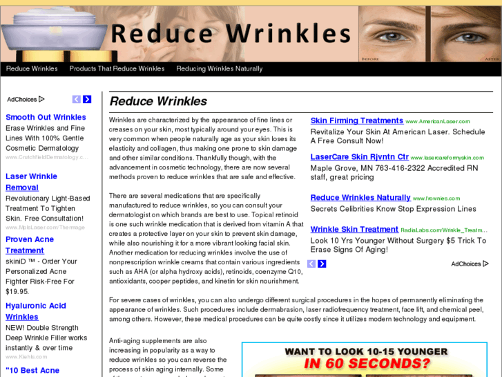 www.reducemywrinkles.net