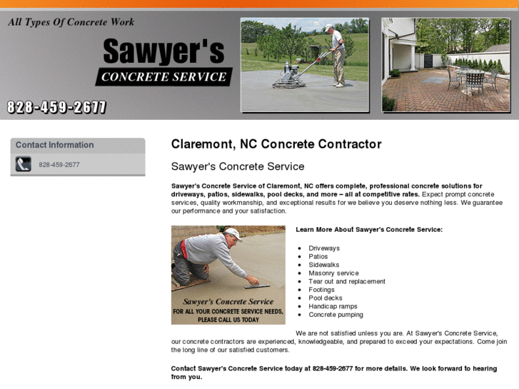 www.sawyersconcretefinishing.com