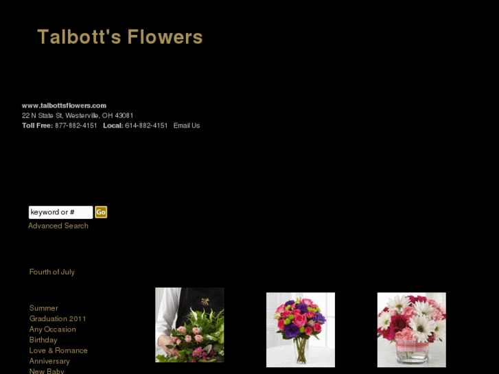 www.talbottsflowers.com