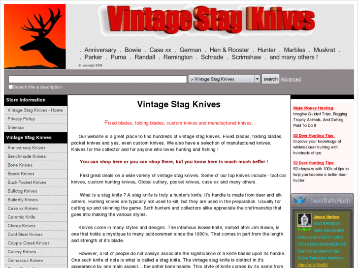 www.vintagestagknives.com