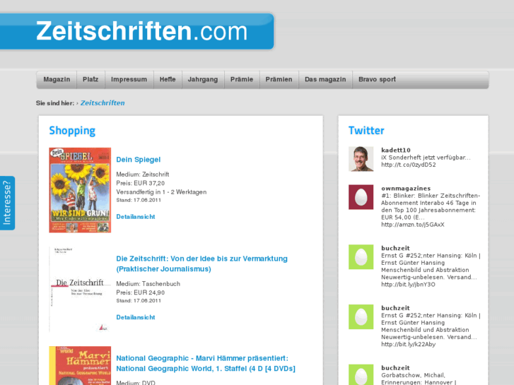 www.zeitschriften.com