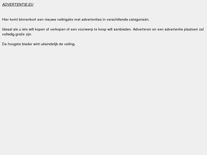 www.advertentie.eu