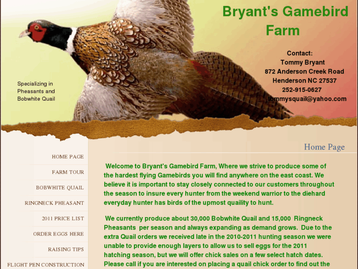 www.bryantgamebirdfarm.com