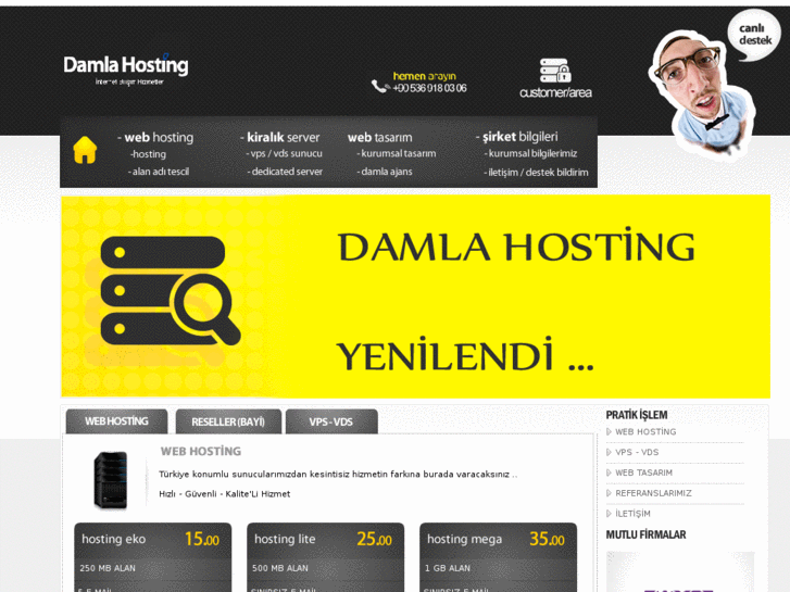 www.damlahosting.com