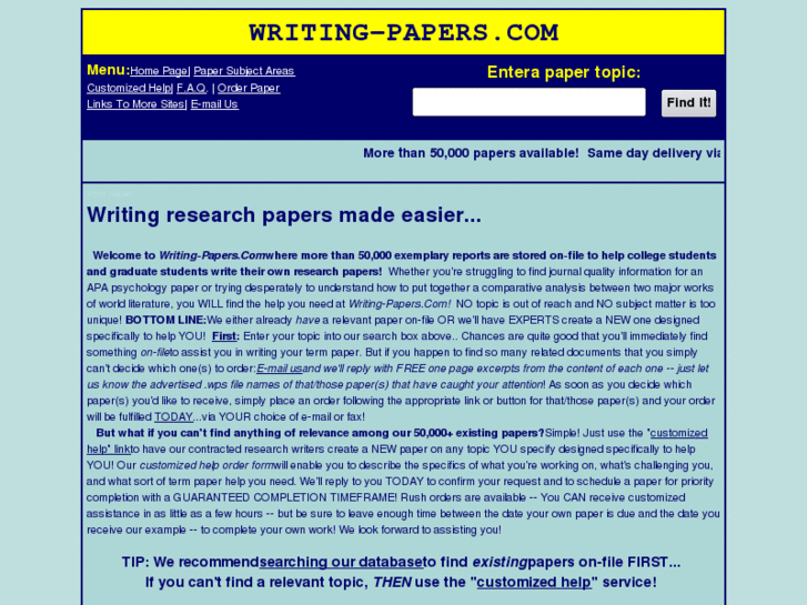 www.writing-papers.com