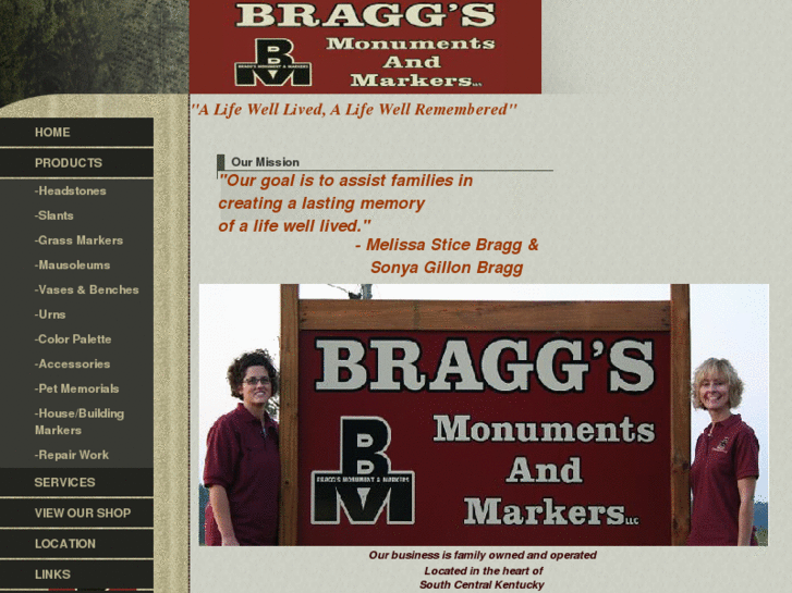 www.braggsmonuments.com