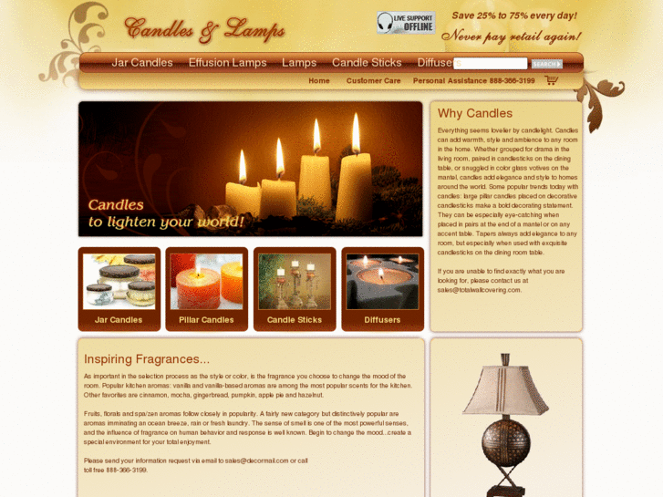 www.candlesandlamps.com