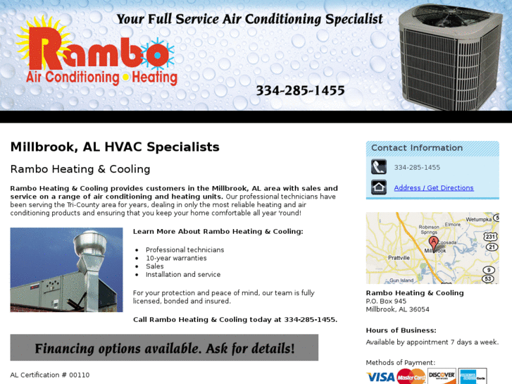 www.ramboairconditioningandheating.com