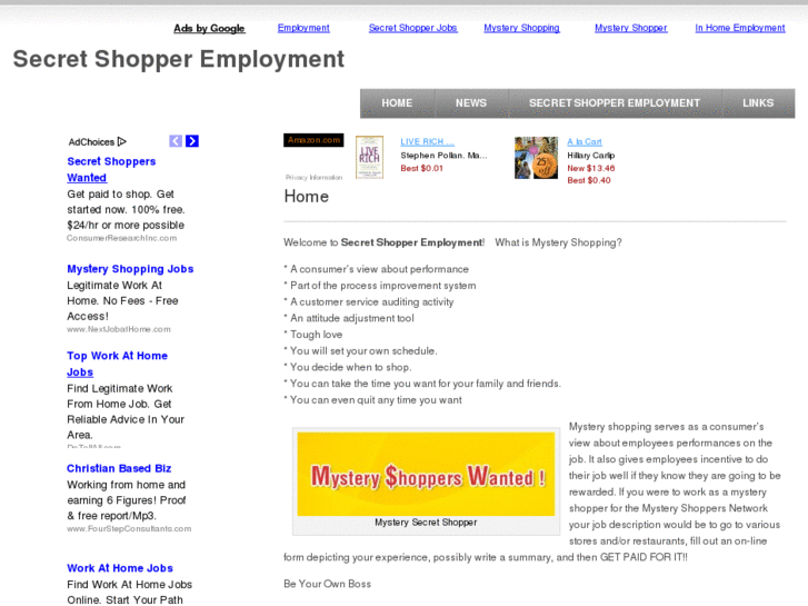 www.secretshopperemployment.com