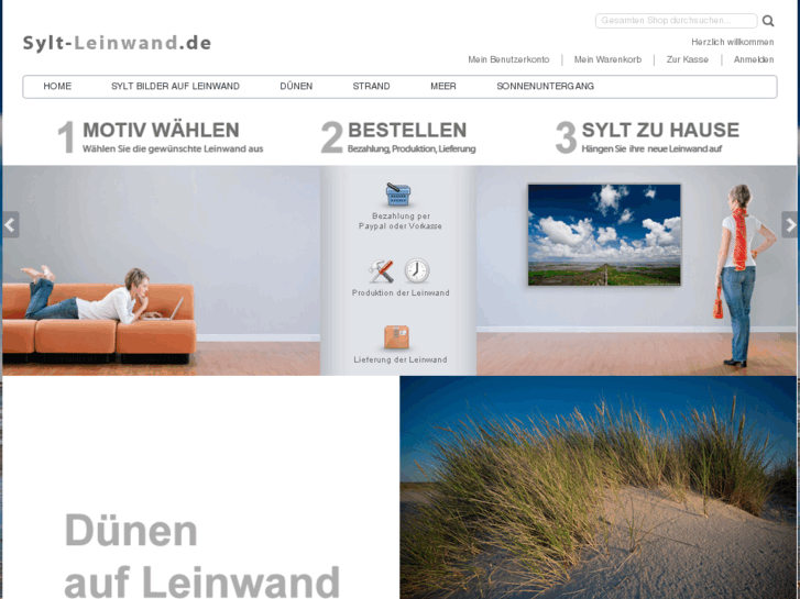 www.sylt-leinwand.de