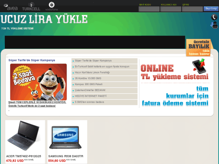 www.ucuzlirayukle.com