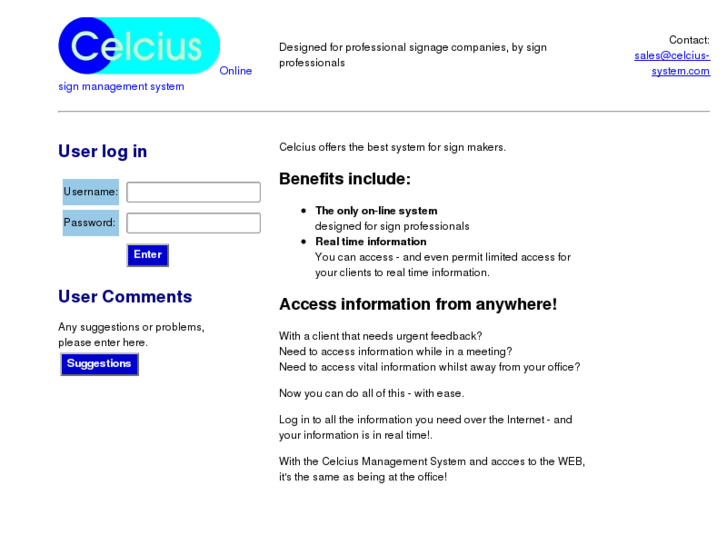 www.celcius-system.com