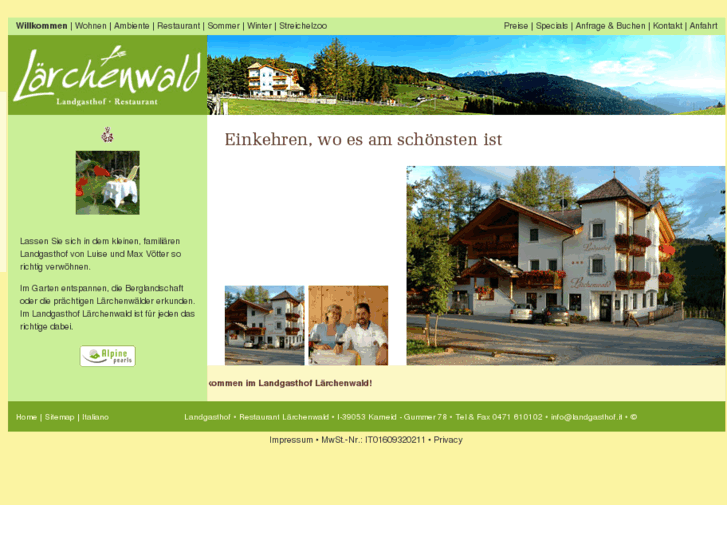 www.gasthaus-laerchenwald.com